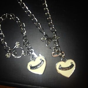Juicy couture matching necklace and bracelet