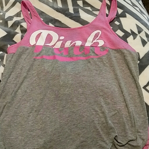 Pink lowback Tank