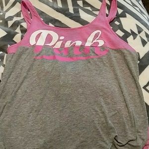 Pink lowback Tank