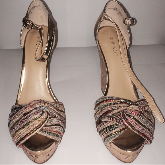 Nine West wedge heels.
