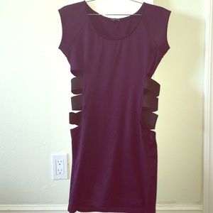 Purple going out dress