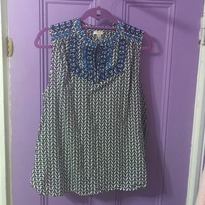 JCREW dressy sleeveless top