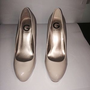 Shoes. Like new! Patten leather nude