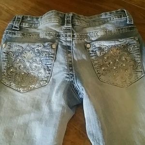 Paisley Sky Skinny Jeans
