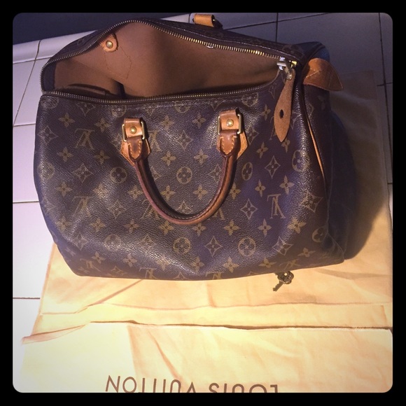Authentic Louis Vuitton Large Speedy 35 Purse