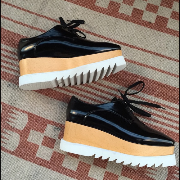 AUTH. Stella McCartney Britt Platforms