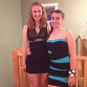 Sequin Empire Waist Sleeveless Party Dress