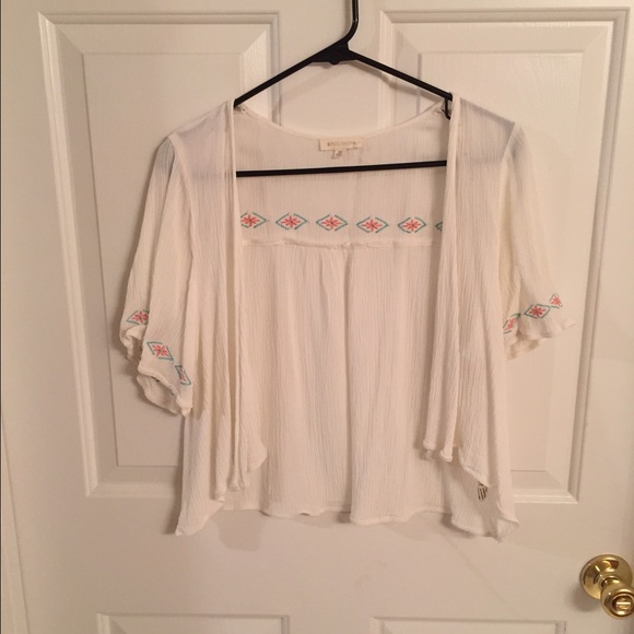 Miss Daisy printed shrug