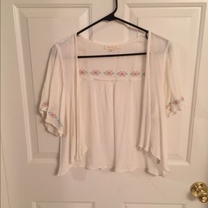 Miss Daisy printed shrug