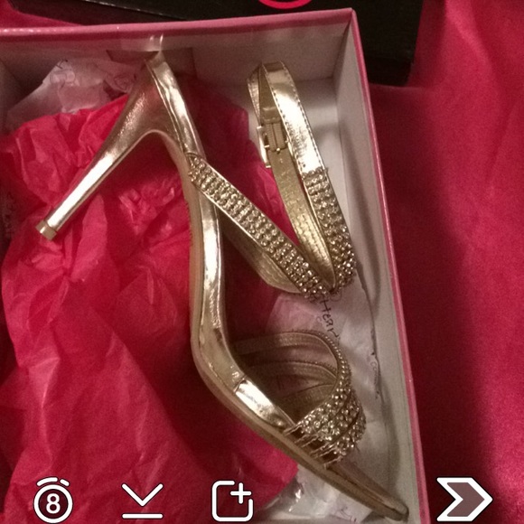 Gold heels