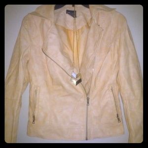 Faux leather jacket