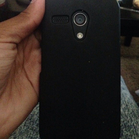 Motorola with black case - Picture 2 of 4