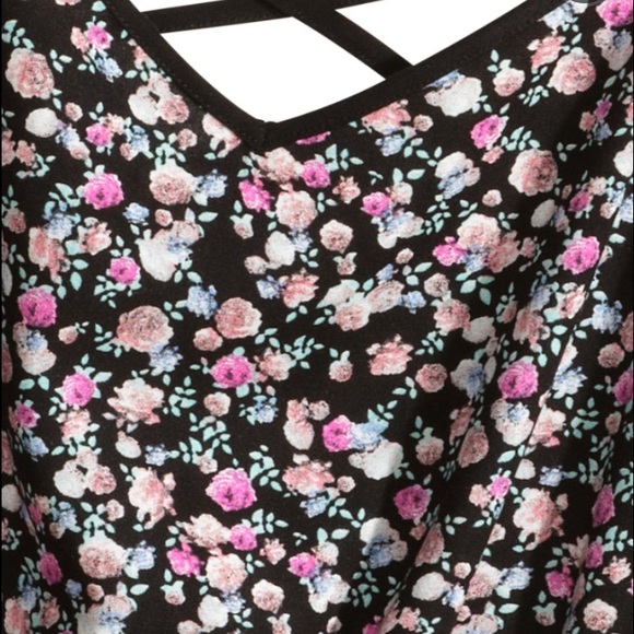 🎀HOST PICK🎀 Black Floral Romper - Picture 2 of 3