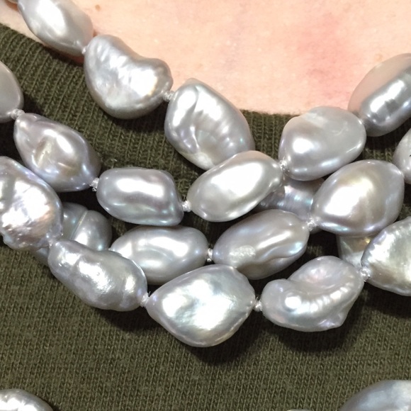 Genuine 5-layer Kenshi Pearl necklace - Picture 4 of 4