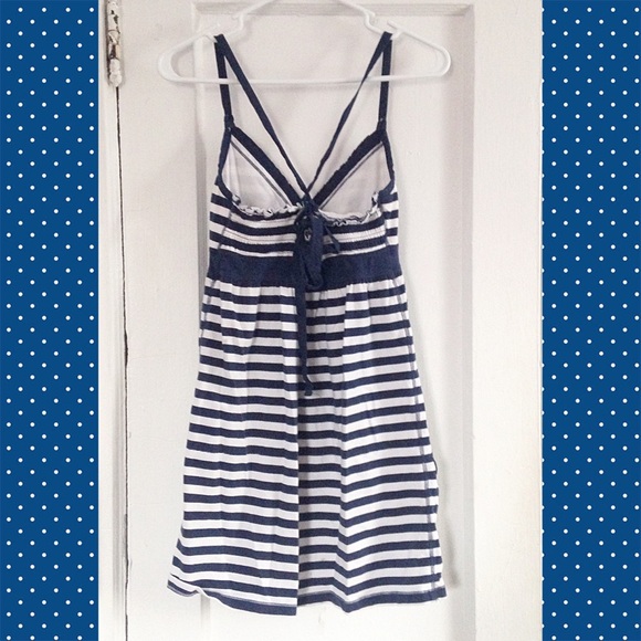 Gilly Hicks Navy Striped Dress - Picture 2 of 2