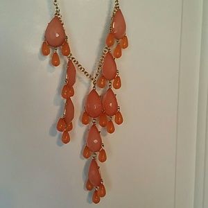 Necklace with chunky pendants