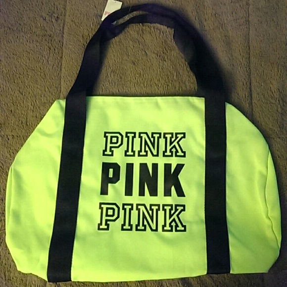 💥 SALE PINK highlighter yellow bag