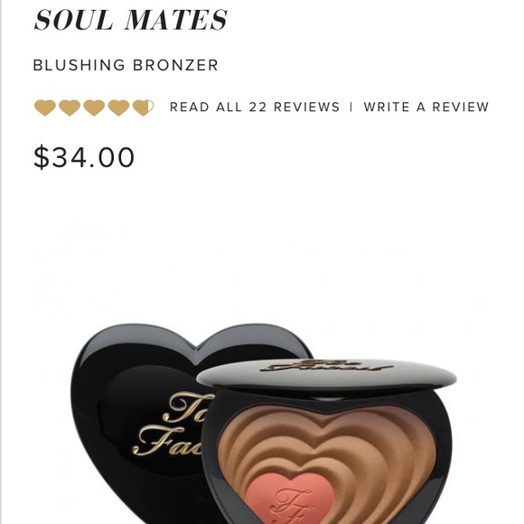TOO FACED SOUL MATES - Picture 1 of 4