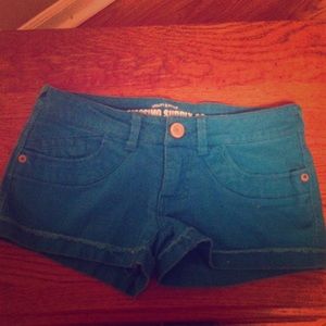 Blue shorts