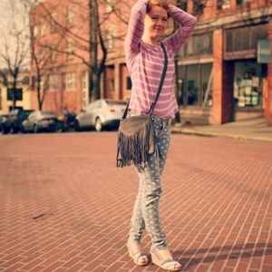 🎀Make An Offer🎀Star Print Ankle Biter Jeans