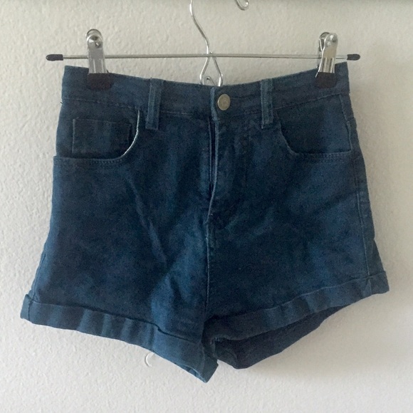 Brandy Melville blue high waisted shorts