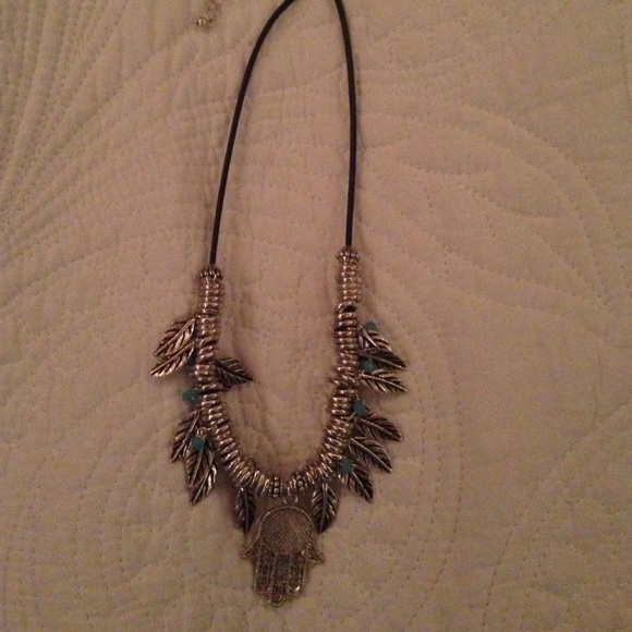 Silver Buddha Hand Necklace