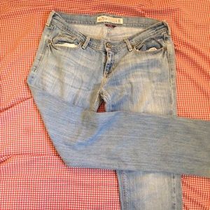 Light Wash Blue Skinny Jeans