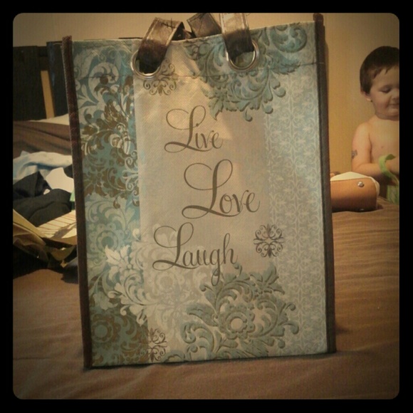 Live Love Laugh tote