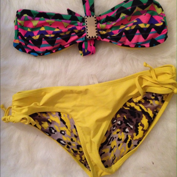 yellow bikini bottoms