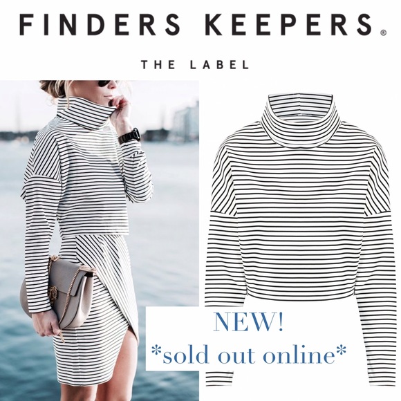 Free People Tops - FINDERS KEEPERS TEEN SPIRIT TOP - b/w stripe