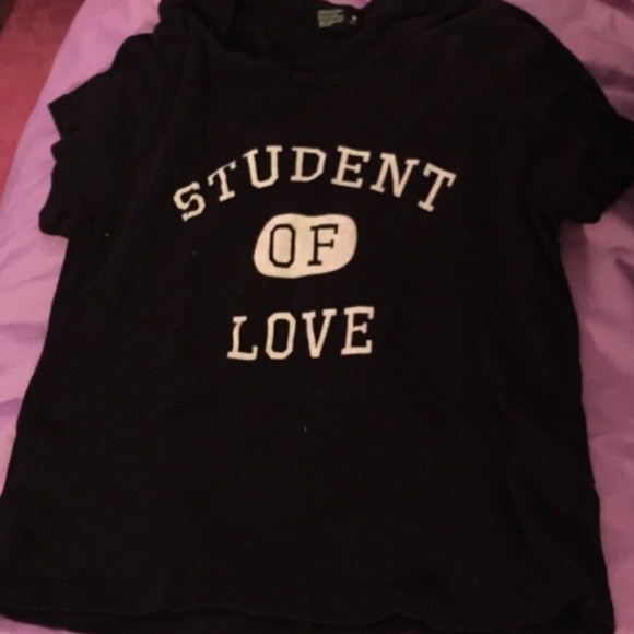 Black student of love shirt