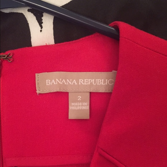 Gorgeous red Banana Republic dress - Picture 2 of 3