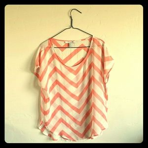 Sheer Scoop Neck Tee