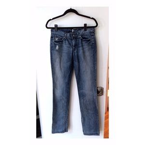 7forallmankind Straight Leg Jeans in Havana