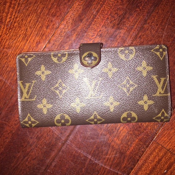 LV pattern wallet