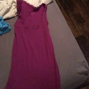 Small lace trim ae tank