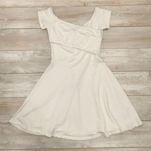 White Skater Dress