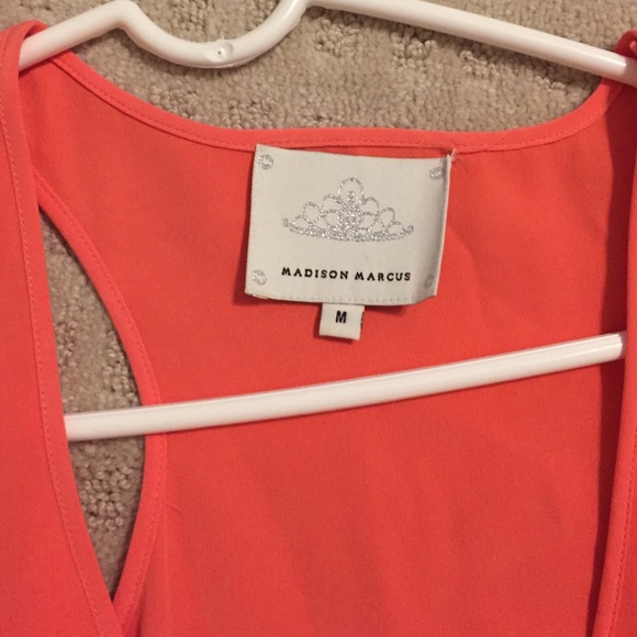 Madison Marcus Orange silk dress - Picture 3 of 3