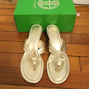 Lilly Pulitzer Mckim Wedge - gold