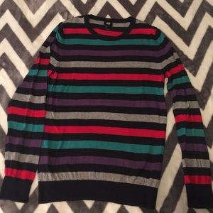 Mens striped h&m sweater - size small