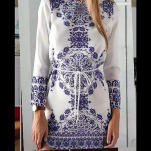 Boho Cocktail Evening Dress Medium