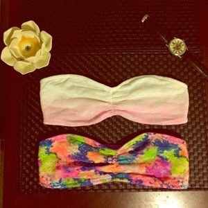 Bundle alert! Two PINK bandeaus.