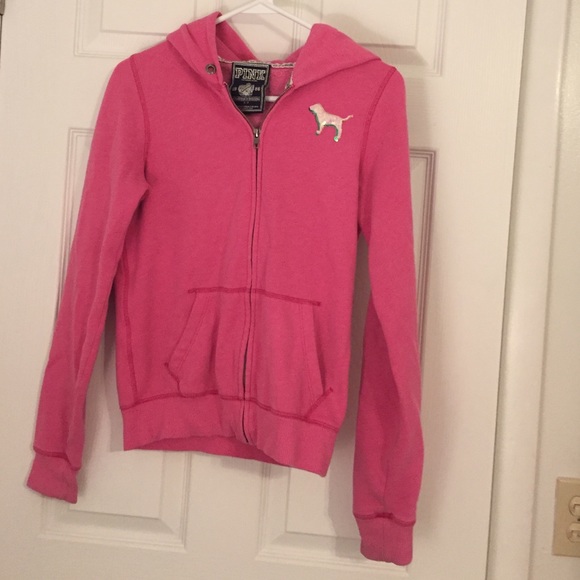 VS Pink embellished hoodie