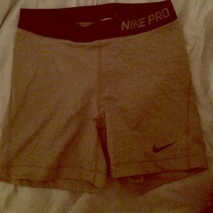 Nike Dri-Fit spandex. Grey and black