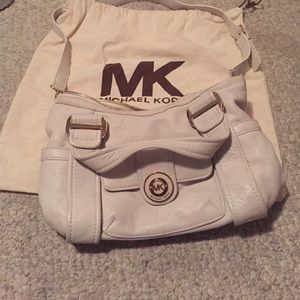 Off white Michael Kors crossbody/ bowler bag