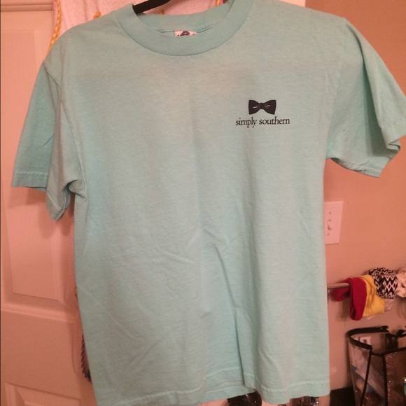 Simply Southern mint colored tshirt