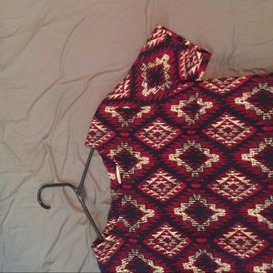 Printed shapeless dress