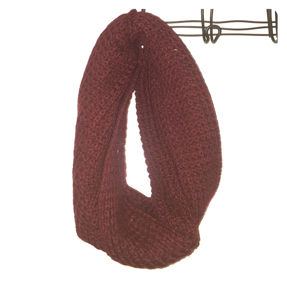 Maroon Cowl Infinity Scarf