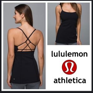 Lululemon Dancing Warrior Tank Bra Sz 10 Run