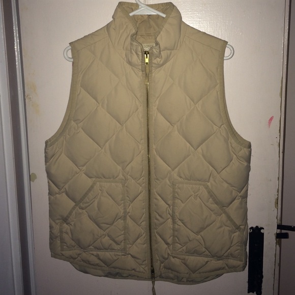 J.Crew excursion vest cream color